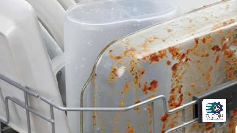 چیدمان نادرست ظروف در ماشین ظرفشویی