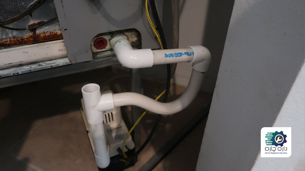 لوله تخلیه کولر گازی از جنس PVC