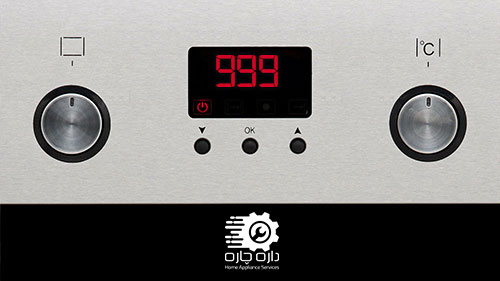 صفحه نمایش ماشین ظرفشویی جنرال الکتریک کد ارور 999 را نشان می دهد