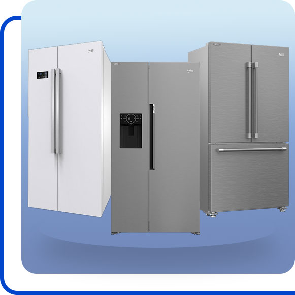 beko-side-by-side-friges یخچال فریزرهای ساید بای ساید بکو