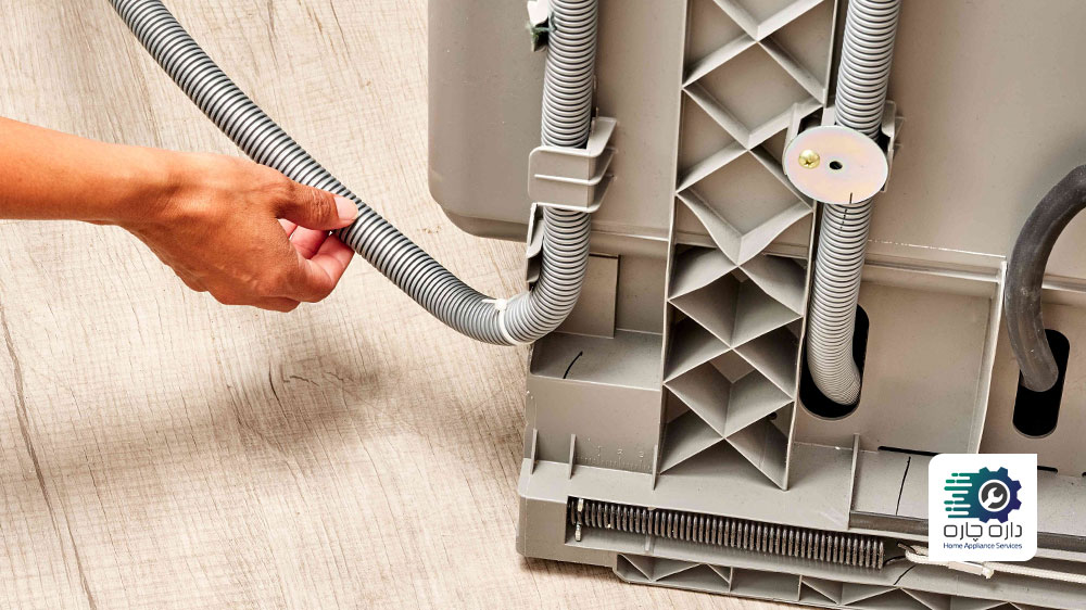 شیلنگ های ورودی و خروجی آب ماشین ظرفشویی