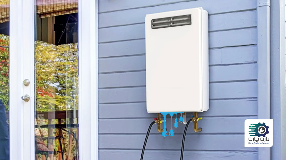 از پکیج گرمایشی آب نشت می کند