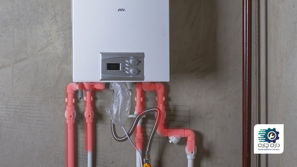 لوله های پکیج داغ شده اند