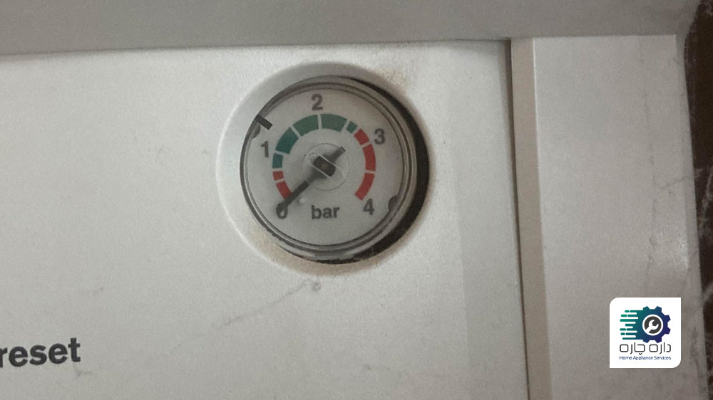 فشار پکیج خیلی افت کرده